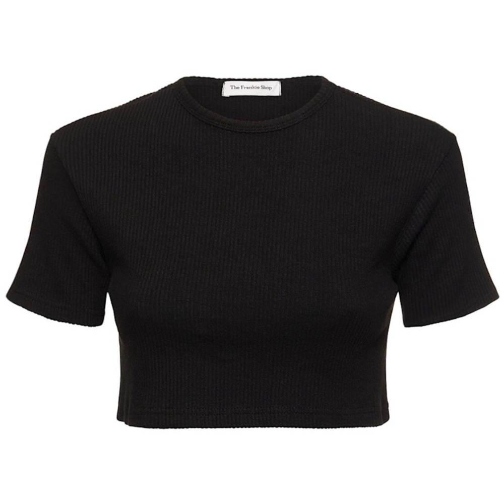 The Frankie Shop Nico Cropped Tee